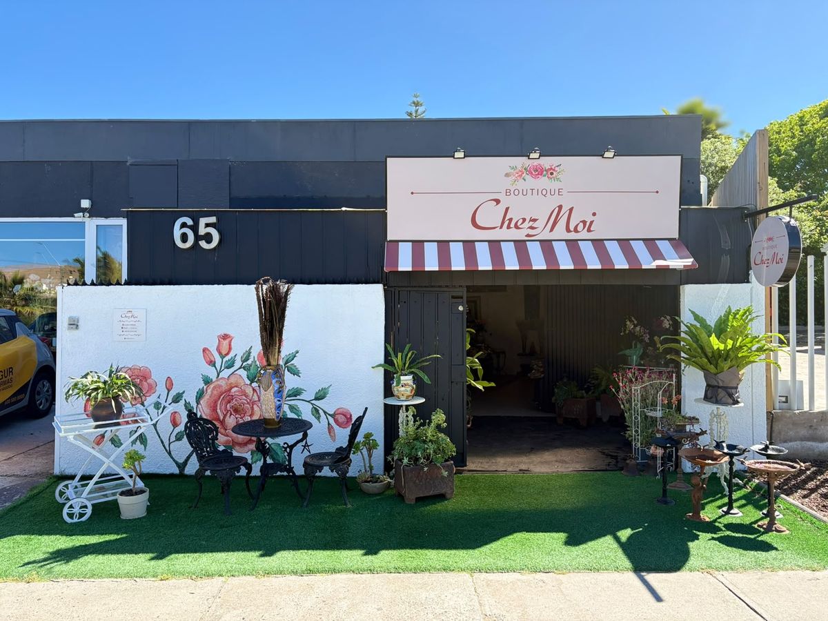 Fachada de Boutique Chez Moi en Av. Blanca Estela 65